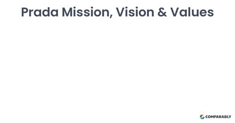 prada mission and vision statement|church's Prada.